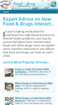 Mobile Screenshot of foodanddruginteractions.co.uk
